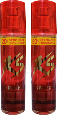 Kamasutra SPARK (PACK OF 2) Perfume  -  270 ml(For Men & Women)