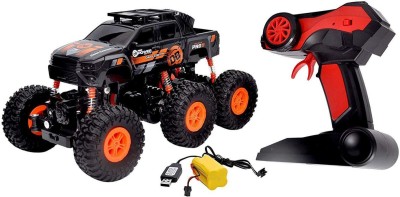 Toy Joy 6 Wheels 24GHz High Speed 4WD Remote Control Rock Crawler CarOrange