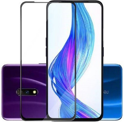 welldesign Edge To Edge Tempered Glass for OPPO F11 Pro, OPPO K3, Realme X(Pack of 1)
