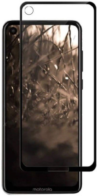 welldesign Edge To Edge Tempered Glass for Motorola One Vision(Pack of 1)
