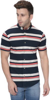 Gritstones Men Striped Casual Multicolor Shirt