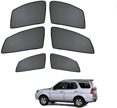 AuTO ADDiCT Side Window Sun Shade For Tata Grand Dicor(Black)