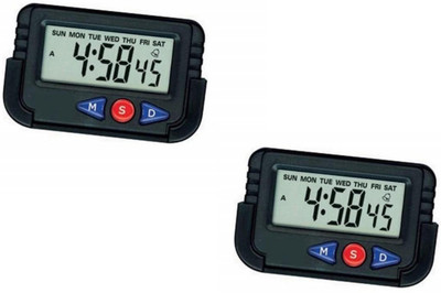 Tech-X Digital Black Clock