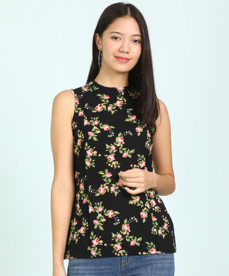 AND Casual Sleeveless Printed Women Multicolor Top