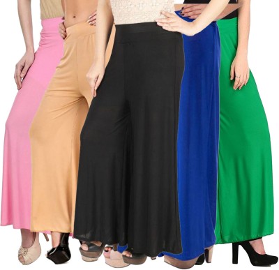 Pixie Relaxed Women Green, Blue, Pink, Black, Beige Trousers