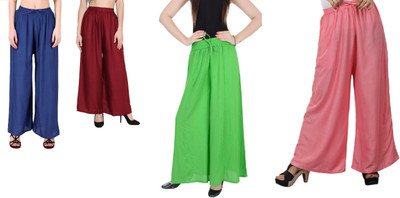 Soft N Smart Regular Fit Women Multicolor Trousers