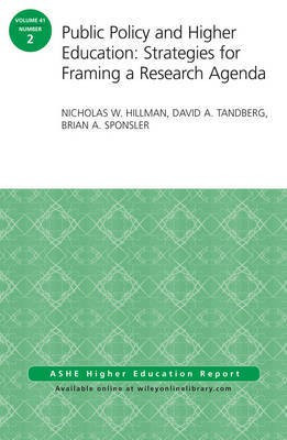 Public Policy and Higher Education: Strategies for Framing a Research Agenda(English, Paperback, unknown)