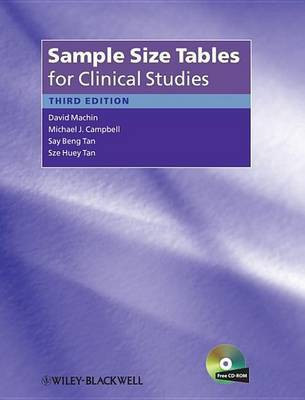 Sample Size Tables for Clinical Studies(English, Electronic book text, Machin David)