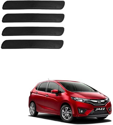 Autofetch Polypropylene Car Bumper Guard(Black, Pack of 4, Honda, Jazz)