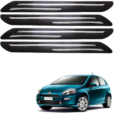 Autofetch Polypropylene Car Bumper Guard(Multicolor, Pack of 4, Fiat, Grand Punto)