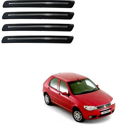 Autofetch Polypropylene Car Bumper Guard(Multicolor, Pack of 4, Fiat, Palio)