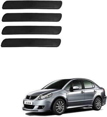 Autofetch Polypropylene Car Bumper Guard(Black, Pack of 4, Maruti, SX4)