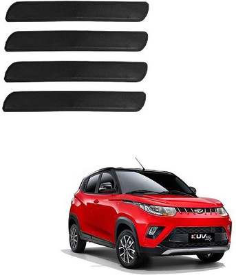Autofetch Polypropylene Car Bumper Guard(Black, Pack of 4, Mahindra, KUV100)