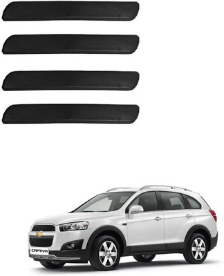 Autofetch Polypropylene Car Bumper Guard(Black, Pack of 4, Chevrolet, Captiva)