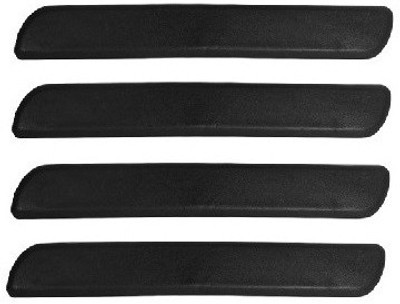 Autofetch Polypropylene Car Bumper Guard(Black, Pack of 4, Universal For Car, Universal For Car)