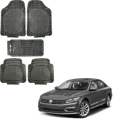 Oshotto Rubber Standard Mat For  Volkswagen Passat(Black)