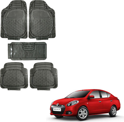Oshotto Rubber Standard Mat For  Renault Scala(Black)