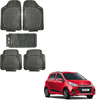 Oshotto Rubber Standard Mat For  Hyundai Grand i10(Black)