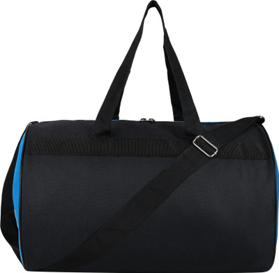 cashback Travel Blue 16 Litres Foldable Carry Bag (TB-51, Black) | SB (Expandable) Unisex Trendy Polyester 32 Litres Light Weight Gym Bag with Zip Closure Duffel Without Wheels