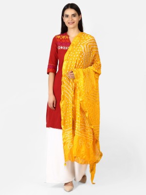 Amraoo Cotton Blend Printed Women Dupatta