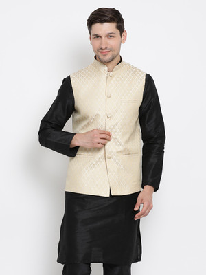 VASTRAMAY Sleeveless Printed Men Jacket