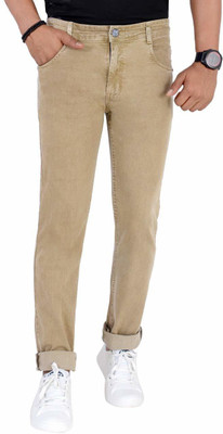 M.R. FASHION Regular Men Beige Jeans