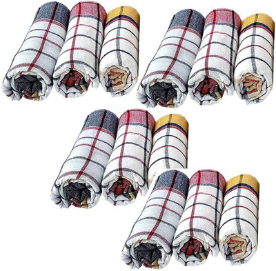 Ninki Fresh Cleaning Dusting Cloth, Kitchen Napkin Wipe Multipurpose Kitchen Towel Variant Cloth Napkins(12 Sheets)