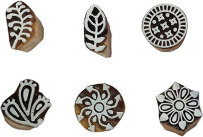 skart wooden printing block stamp199 Printing Blocks(Pack of 6)