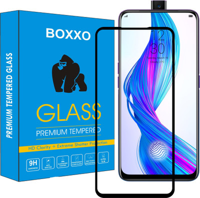 Boxxo Edge To Edge Tempered Glass for OPPO F11 Pro, OPPO K3, Realme X(Pack of 1)