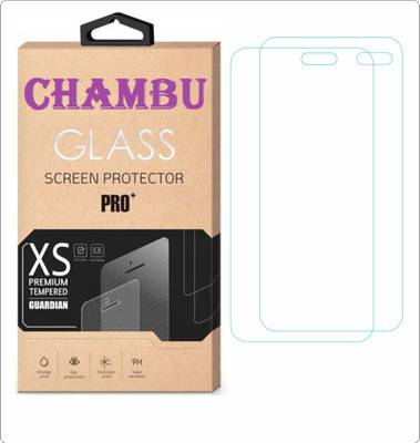 CHAMBU Tempered Glass Guard for Micromax Bolt A36(Pack of 2)