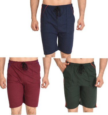 OORA Solid Men Multicolor Sports Shorts