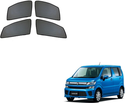 AuTO ADDiCT Side Window Sun Shade For Maruti Suzuki WagonR(Black)