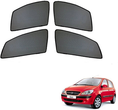 AuTO ADDiCT Side Window Sun Shade For Hyundai Getz(Black)