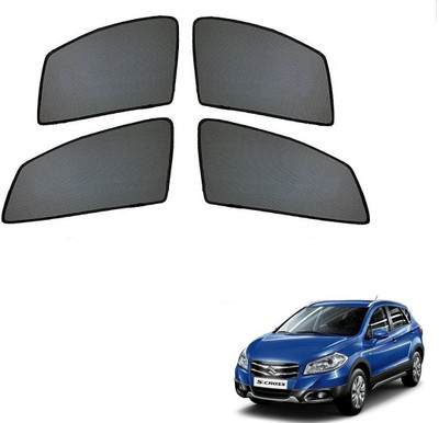 KOZDIKO Side Window Sun Shade For Maruti Suzuki S-Cross(Black)
