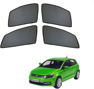 AuTO ADDiCT Side Window Sun Shade For Volkswagen Polo Exquisite(Black)