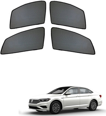AuTO ADDiCT Side Window Sun Shade For Volkswagen Jetta(Black)