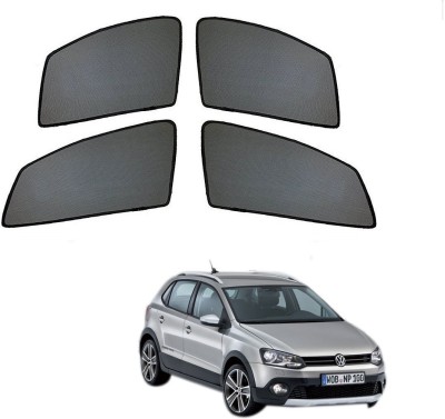 KOZDIKO Side Window Sun Shade For Volkswagen Polo Cross(Black)