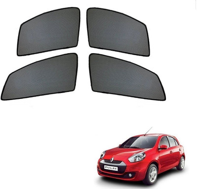 AuTO ADDiCT Side Window Sun Shade For Renault Pulse(Black)