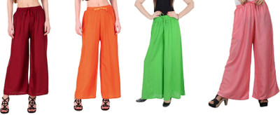 Soft N Smart Regular Fit Women Multicolor Trousers