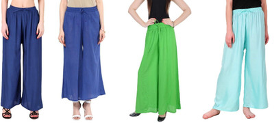 Soft N Smart Regular Fit Women Multicolor Trousers