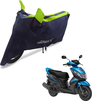 MOTOTRANCE Two Wheeler Cover for Yamaha(Ray Z, Blue, Green)