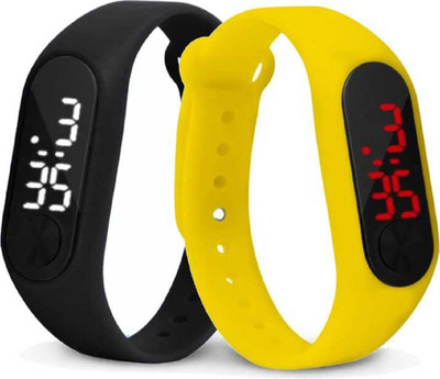 jai malhar enterprise Led Combo Watch For Unisex Digital Watch - For Boys & Girls Digital Watch - For Boys & Girls