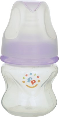 FISHER-PRICE Curved & Ridged Ergonomic Design Safe Feeding Bottle | Anti-Colic & BPA Free - 60 ml(Purple)