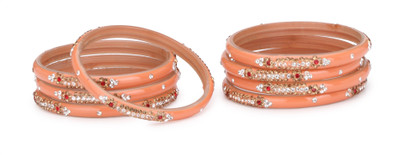 1st Time Glass Bangle Set(Pack of 8)
