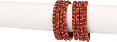 1st Time Glass Bangle Set(Pack of 8)