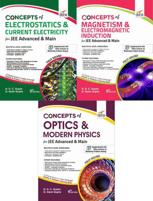 Concepts of Class 12 Physics for Jee Advanced & Main - (Electricity, Magnetism, Optics & Modern Physics)(English, Paperback, Gupta D. C.)