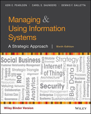 Managing and Using Information Systems(English, Loose-leaf, Pearlson Keri E.)