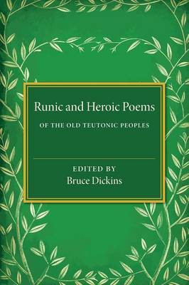 Runic and Heroic Poems of the Old Teutonic Peoples(English, Paperback, unknown)