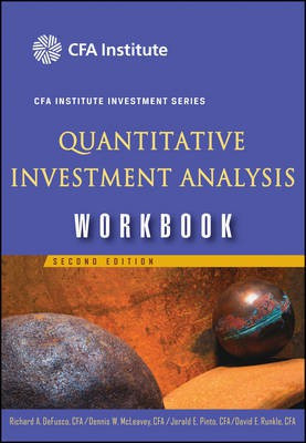 Quantitative Investment Analysis Workbook(English, Electronic book text, DeFusco Richard A.)