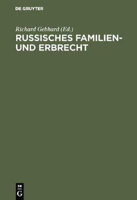 Russisches Familien- und Erbrecht(German, Hardcover, unknown)